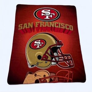 NFL San Francisco 49ers Fleece Throw 47 x 58 Inches